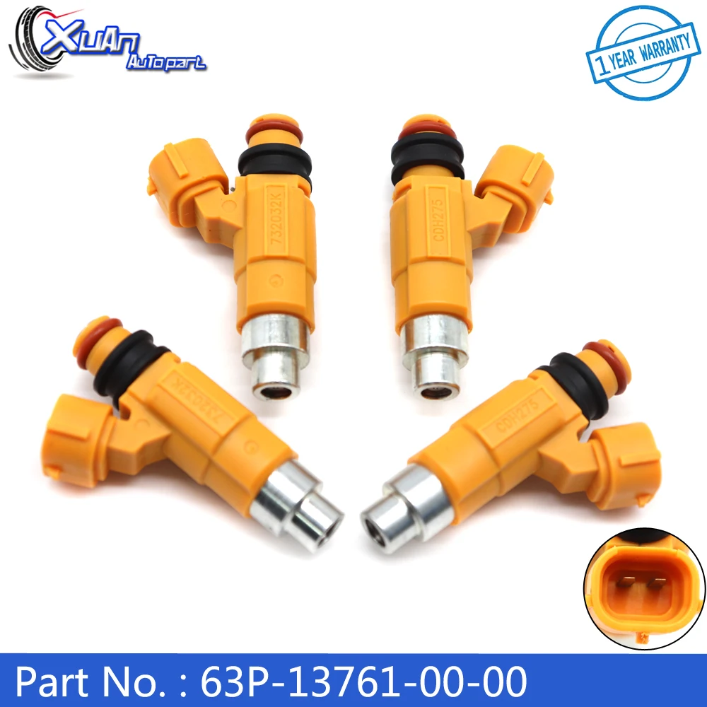 

XUAN Высококачественная Топливная форсунка для автомобиля 63P-13761-00-00 для Yamaha F150 подвесной 2004-2013 63P137610000 63P 13761 00 00