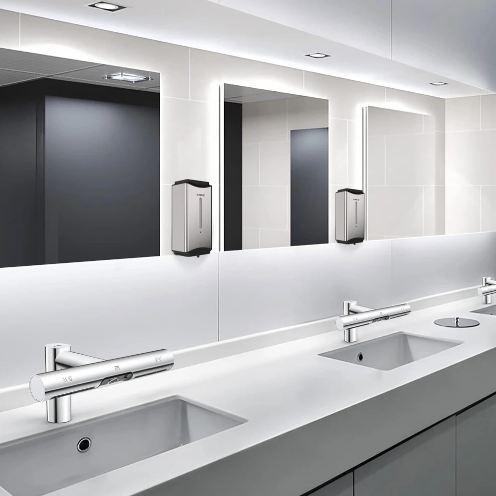 Sb5d70374e6c54a8e8b437dc5b4785259E Airblade Tap Hand Dryer Automatic Bathroom Hand Washing and Drying Machine Washroom Faucets Air Tap Powerful Hand Dryer Mallzona