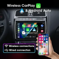 Srnubi Android autoradio pour Volkswagen VW POLO 5 2008-2017 Vento sans fil Carplay Android Auto voiture multimédia stéréo DSP 2 Din 3
