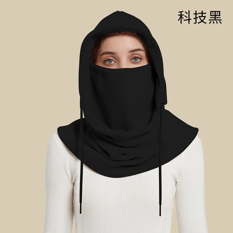 Winter Warm Mask Riding Ski Hat Bib Mask Snowboard Face Protective Warm Windproof Plus Velvet Headgear