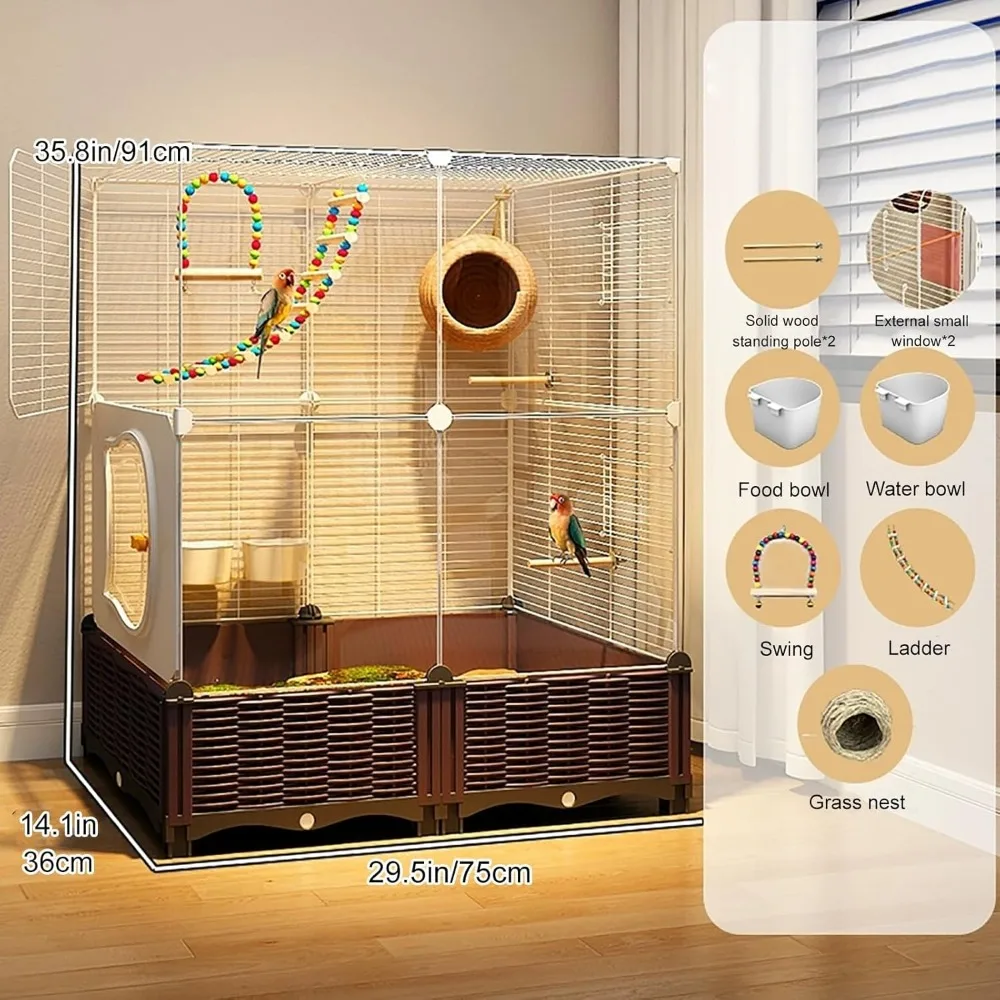 Wire Bird Cage with Tray 2