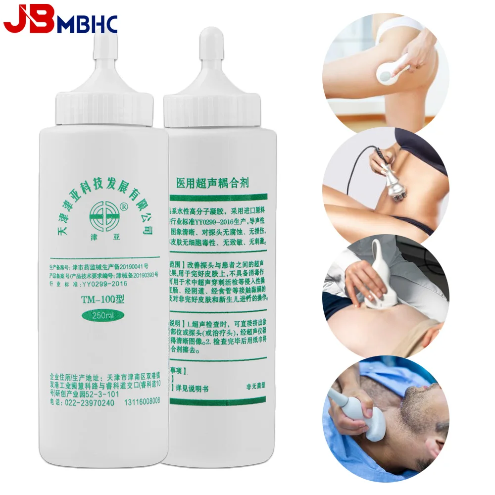 250ml Conductive Gel Ultrasonic Gel Fetal Doppler Body Sculpting Radiofrequency Cavitation Massage ABS Stimulator Cavitation