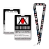 Japanese Style Hunter License ID Card Holders Lanyards Girls Door Card Case Hanging Rope Badge Holder Neck Strap Card Small Gift 5