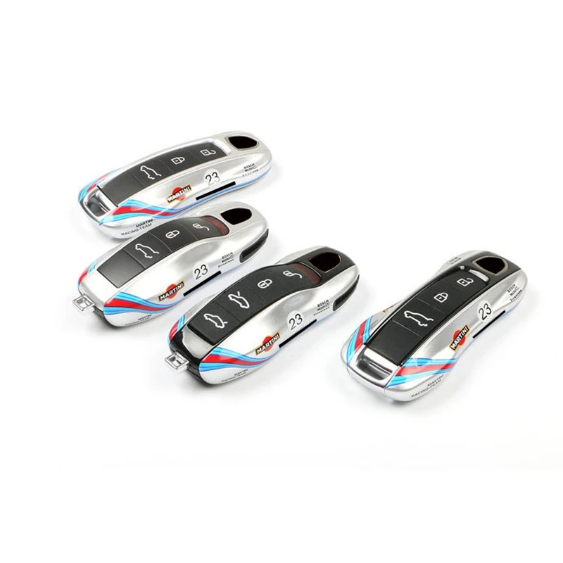 Für Porsche Cayenne Panamera Cayman Macan Boxster 971 9YA 718 911 Auto-Fernbedienungsschlüsselabdeckung Racing Style Racing Keyless Hard Case
