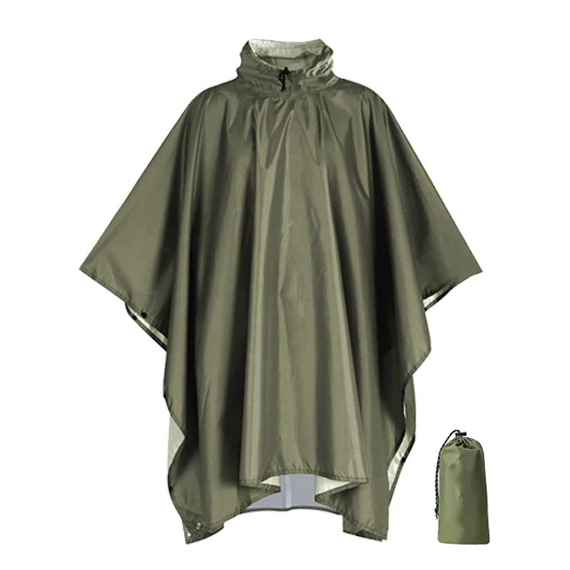 Durable Waterproof Lightweight Adult Rain Poncho