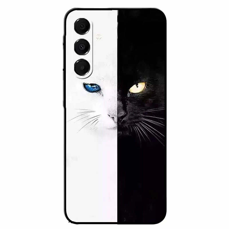 Cool Cat Cartoon Soft Case - Stylish Protective Back Cover with Animal Design