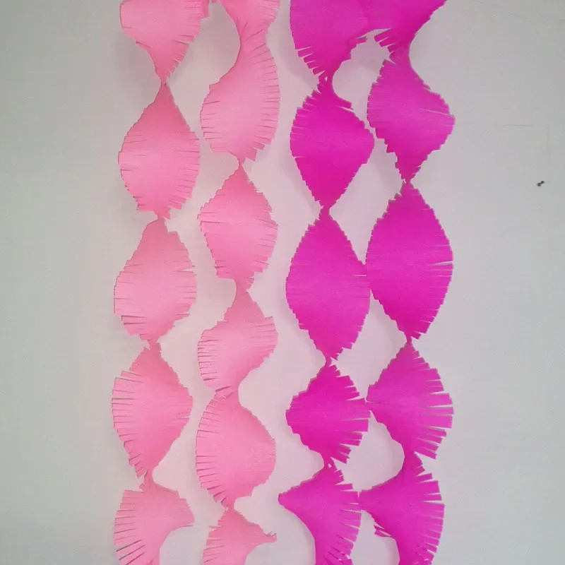 Falten papier vertikale Streifen Blumen papier Hochzeit Zimmer Geburtstags feier Spirale hängende Dekoration Bühne Hintergrund dekoration – Detail 7