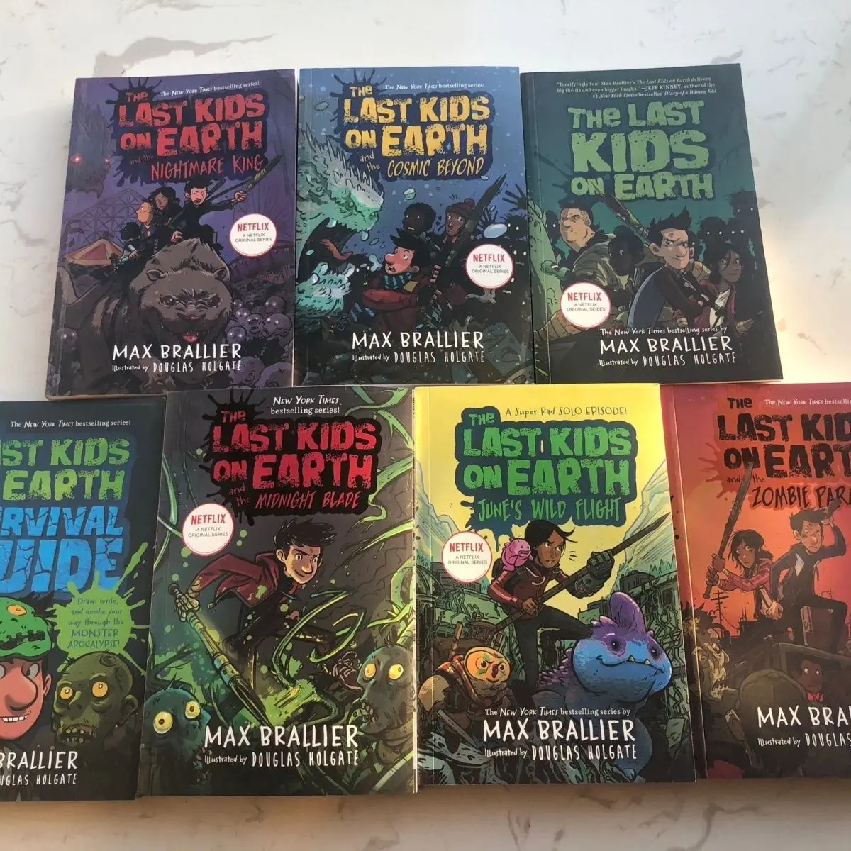 The Last Kids on Earth 7 Volumes of Fantasy Adventure Novels in English Books for Kids