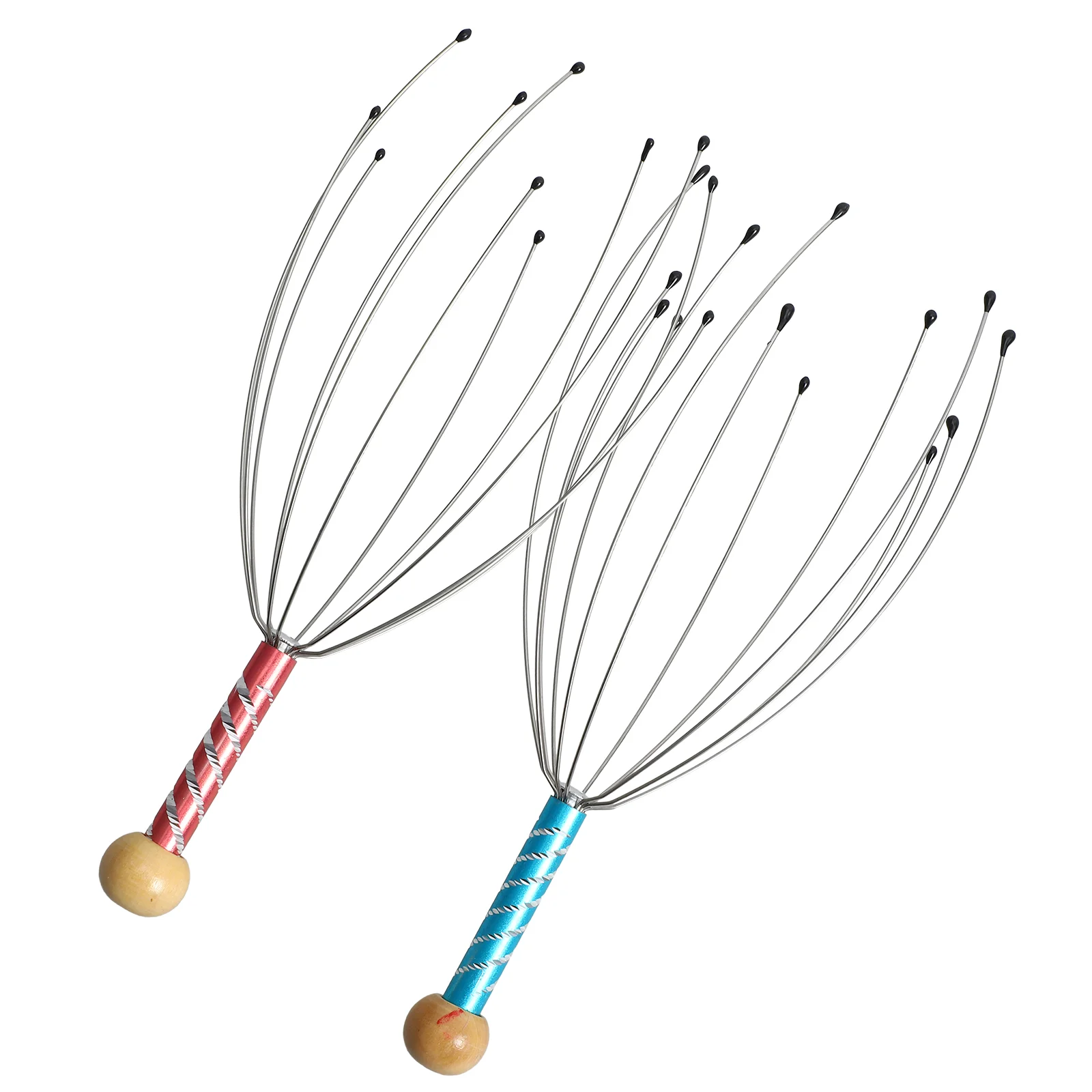 

2 Pcs Massage Tool Instrument Machine Scalp Hair Scratcher Massager Fingers Head Handheld Claw