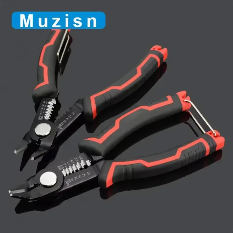 Precision Wire Stripper and Cutter Tool with Safety Lock & Ergonomic Design