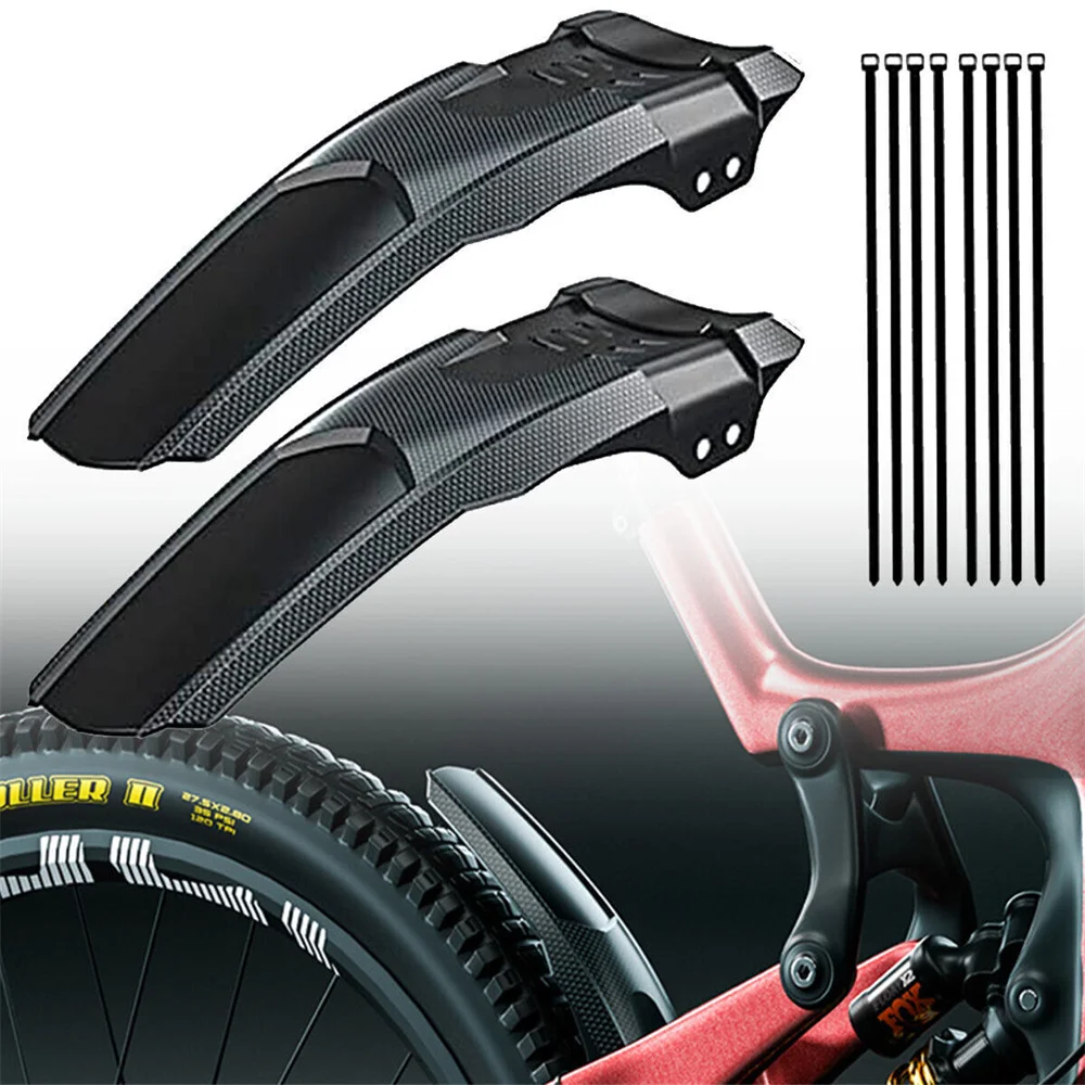 

1/2 PCS Bike Mud Guard Bicycle Fenders Carbon Fiber Front/Rear Wheel Universal Mudguard MTB Bike Wings Mud Flaps Fenders