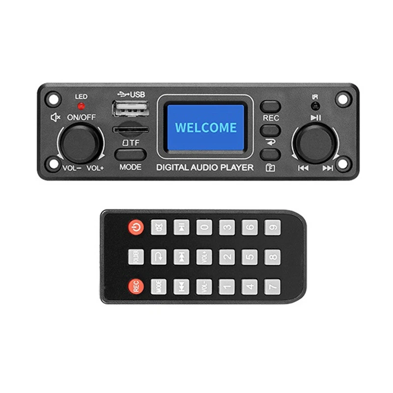 

Плата декодера музыкального плеера 128X64 DOTS LCD USB SD BT FM музыкальный плеер модуль TPM119B