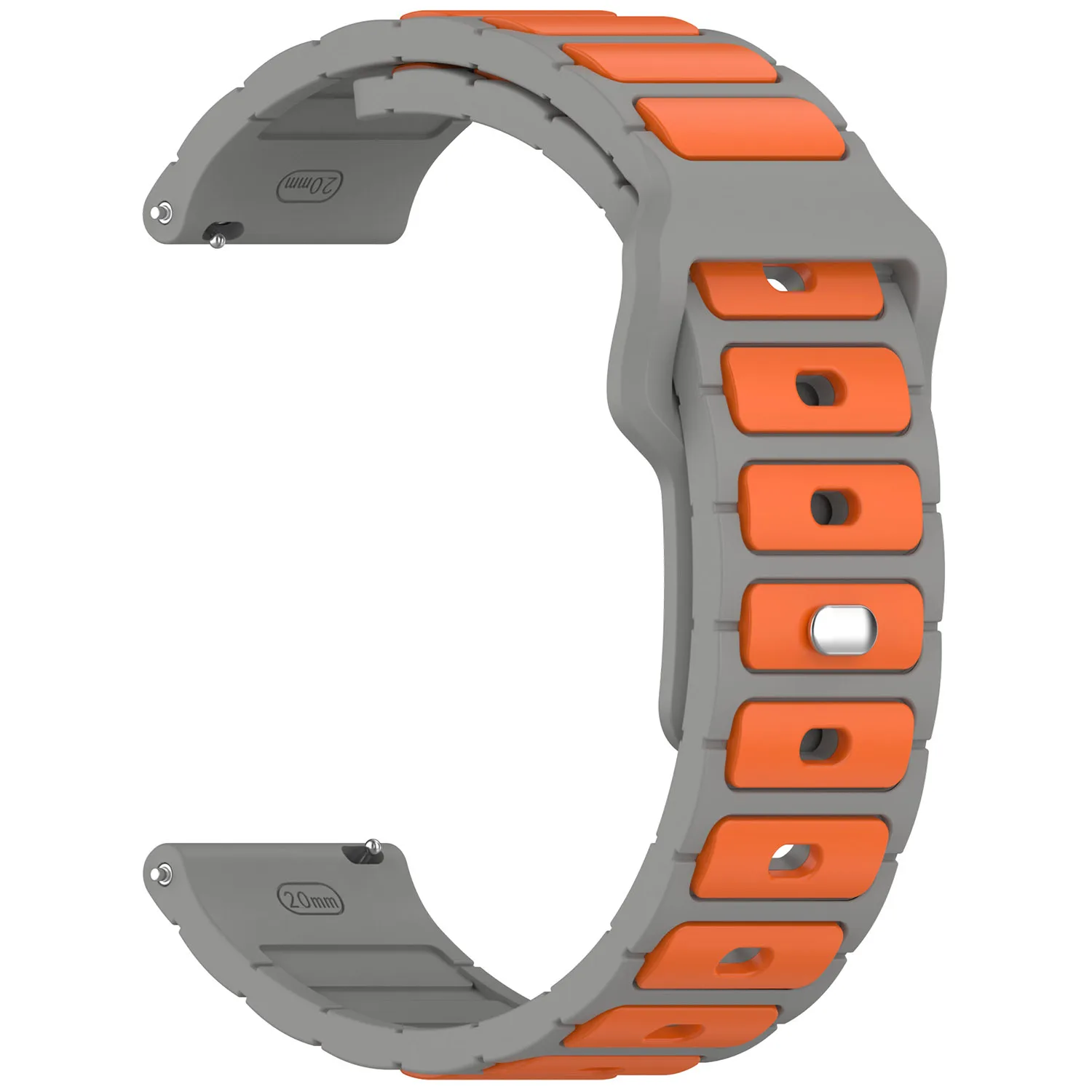 22mm Sports Silicone Strap for Smartwatches - Durable and Comfortable Wristband
