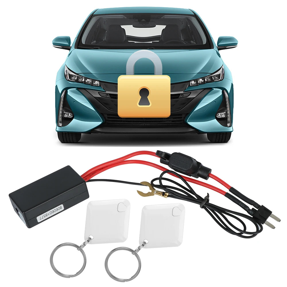 

RFID 12V Circuit Cut Off Wireless For Gasline Car Motorcycle Engine Lock Immobilizer M506 Anti-theft Device Anti-robbery System