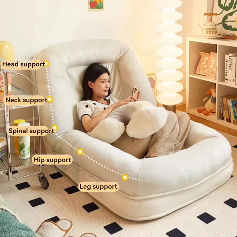 Human Dog Bed Lazy Sofa Foldable Balcony Bedroom