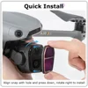 ND8/16/32/64/256 UV CPL Air 3S Camera Lens Filter Kit For DJI Air 3S Night Drone Accessories Set Dustproof Protect Quick Release 2