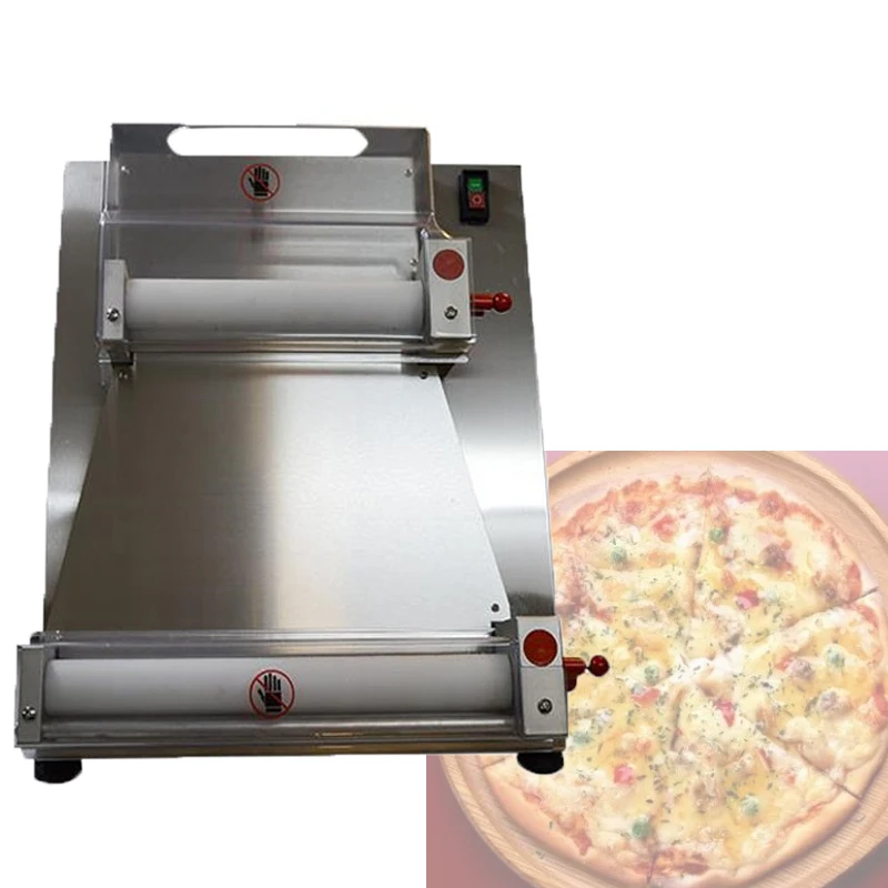 VEVOR Electric Dough Sheeter Stainless Steel Pizza Dough Roller Sheeter 110V