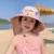 Beach Hat for Kids Summer Baby Bucket Cap Wide Brim UV Protection Panama Cap Outdoor Summer Baby Accessories for Beach Sun Hat 12