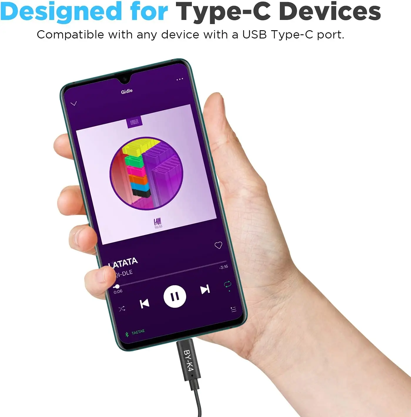 Wireless Microphone Audio Adapter Cable BOYA BY-K1-K9 Professional Extension for iPhone Xiaomi DJI OSMO&trade; ACTION DSLR