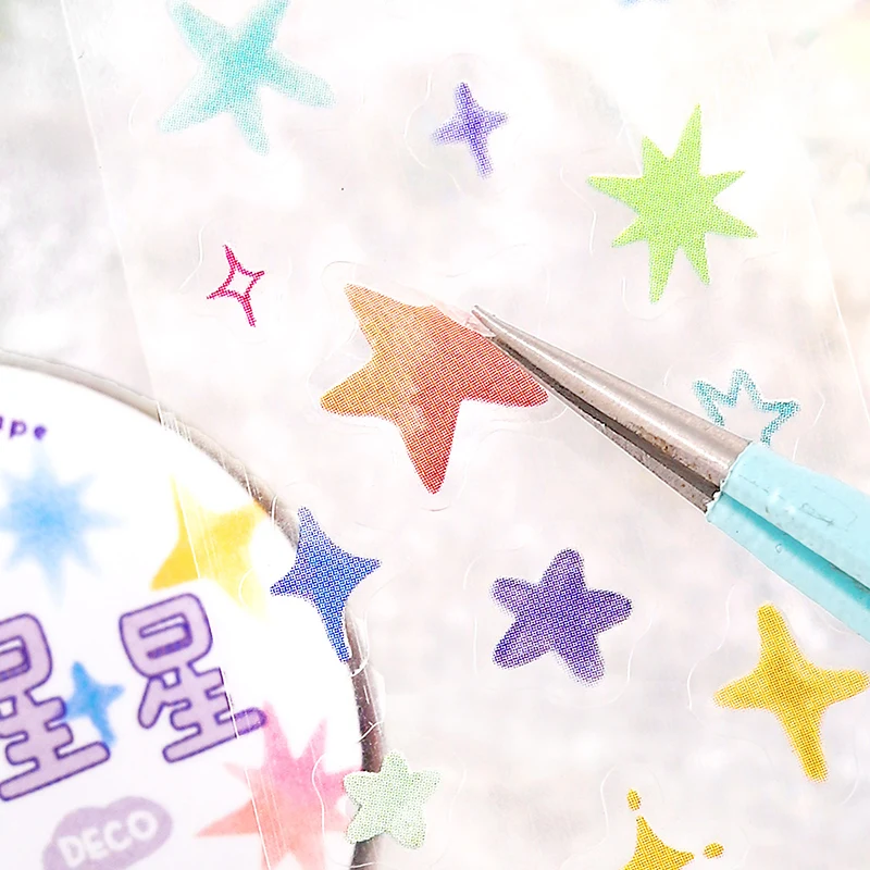 30mm * 3m 컬러풀 스몰 프래그먼트 시리즈 카와이 다이컷 테이프 DIY 스크랩북 데코 저널 용품 에스테틱 문구
