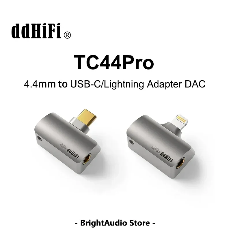 DD ddHiFi TC44Pro The 3rd Gen 4.4mm Balanced to USB C Lightning Adapter DAC Dongle Dual CS43198 CS43131 DSD256 PCM384 Hidizs usb adapter converter,dac cables,earphone cable dac