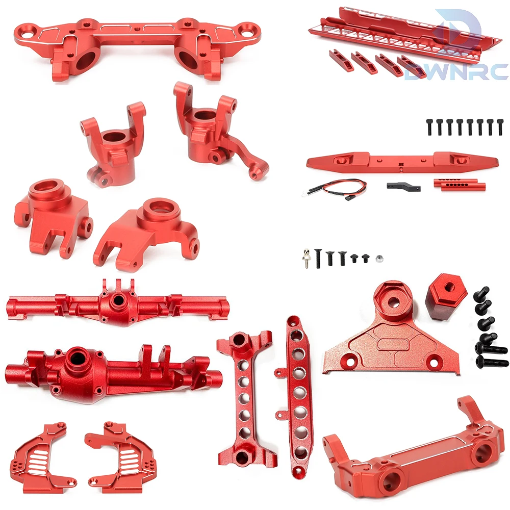 

DWNRC Full set of aluminum parts for Axial SCX6 Jeep JLU Wrangler 1/6 4WD RTR Electric Crawler RC Race Car Full set of parts.