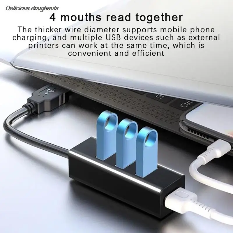 

USB-разветвитель, 4 порта, 30 см/1,2 м