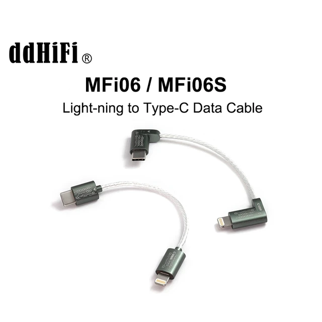 ddHiFi MFi06 Lightning to Type-C OTG Data Cable