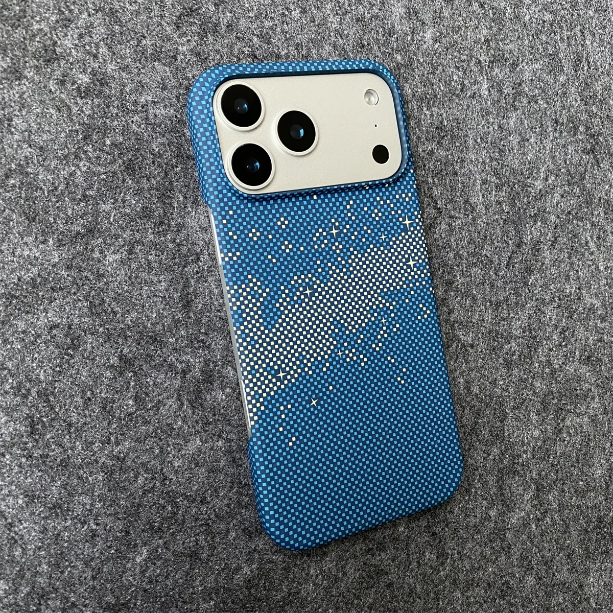 Luxuriöse Kevlar-Carbonfaser-Muster, hochwertige harte PC-Handyhülle für Apple IPhone 17 Air 16 15 14 13 12 11 Pro Max Cover Slim – Detail 8