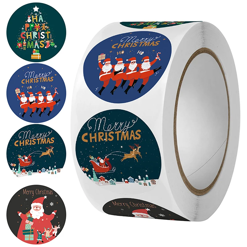 

2024 новые наклейки с надписью "Merry Christmas"