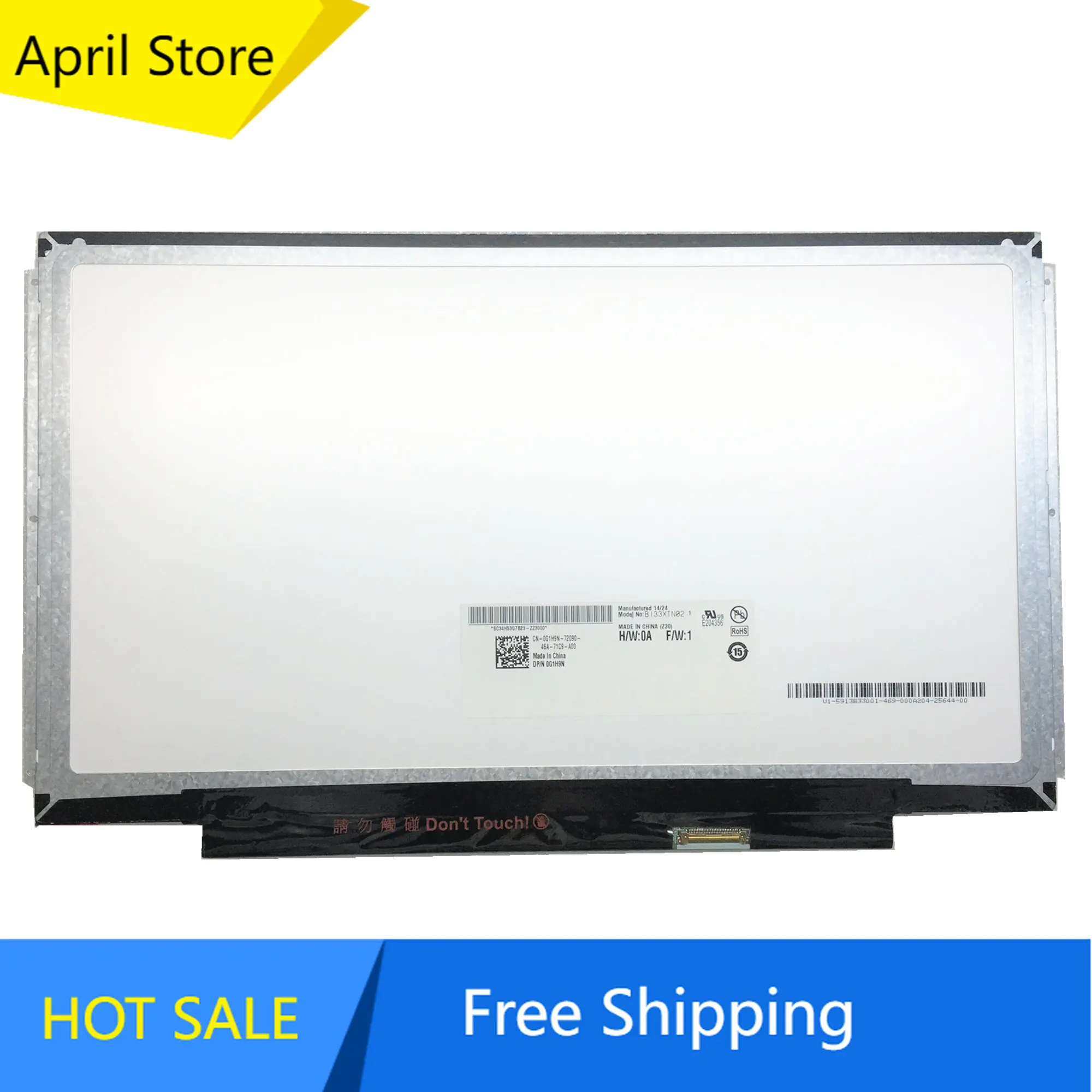 

Free shipping B133XTN02.1 N133BGE-E31 N133BGE-EAB Slim Laptop LCD Screen Display Screen 1366*768 EDP 30pin