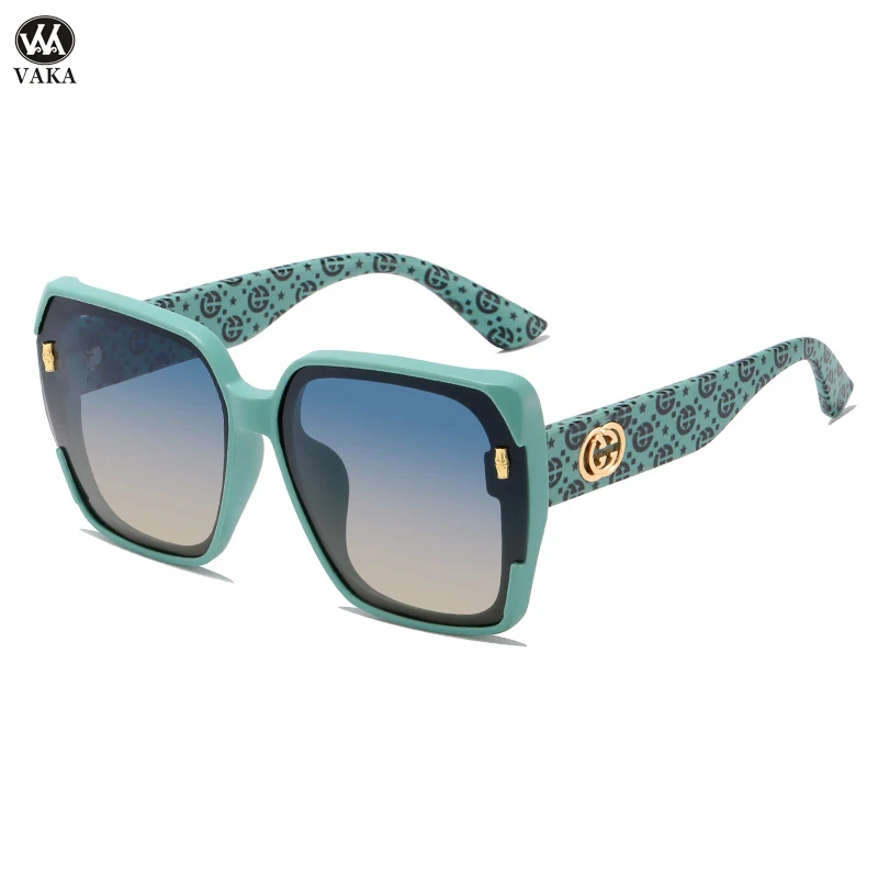 Occhiali Da Sole Da Donna Oversize Polarizzati Fashion Classics Brand Large Frame Gradient Glasses Square Retro Female Gafas De Sol Uv400