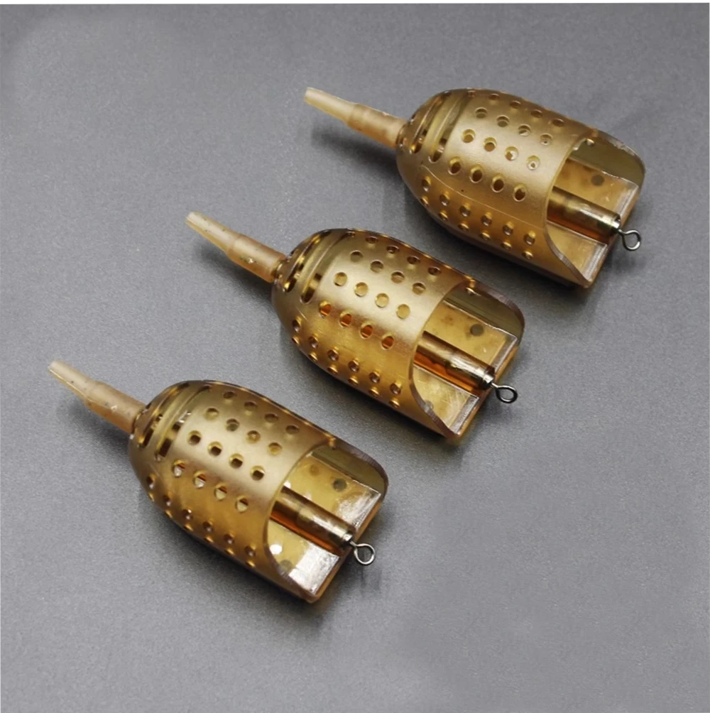 Description Picture 3 of itemFTK Feeders Fishing Bait Feeders Feeder Bait 40g-90g Feeder Tool Fishing Bait Holder Inline Method Thrower Carp Bait Thrower