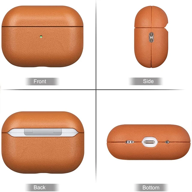 Luxury Airpods Case Cover For 1st/2nd Generation. Red Color.