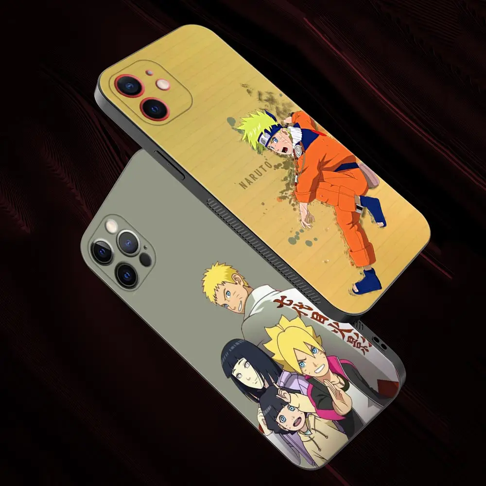 iphone 13 pro max clear case Phone Case for iPhone 13 12 11 pro max XR X 8 7 6 6S plus XS SE 13mini 12mini 5 5sS Cover Silicone Sasuke Uzumaki Naruto Cartoon iphone 13 pro max case leather