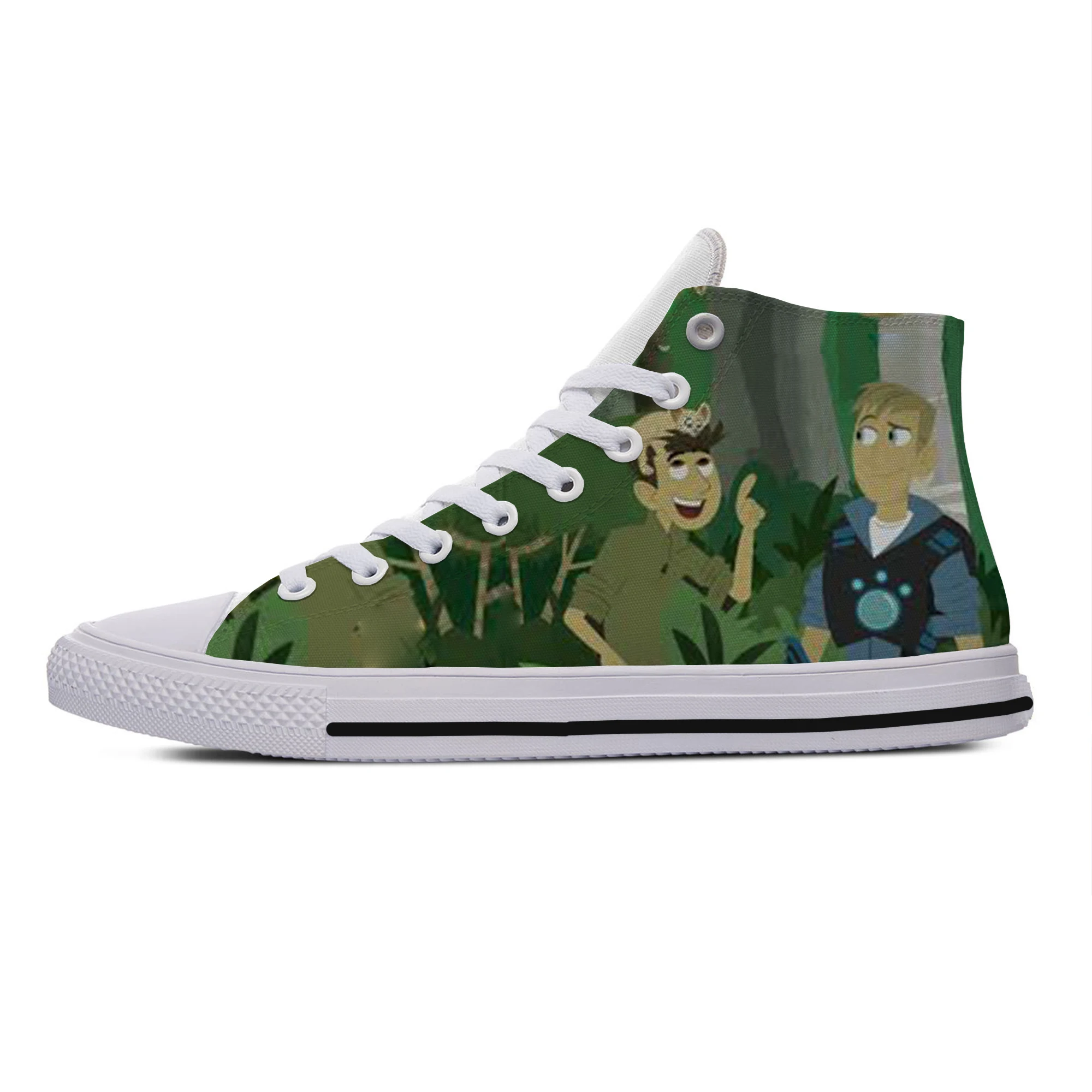 Hot Cool Fashion New Summer Sneakers Handiness Scarpe Casual Cartoon Funny Kawaii Uomo Donna Wild Kratts High Top Board Shoes