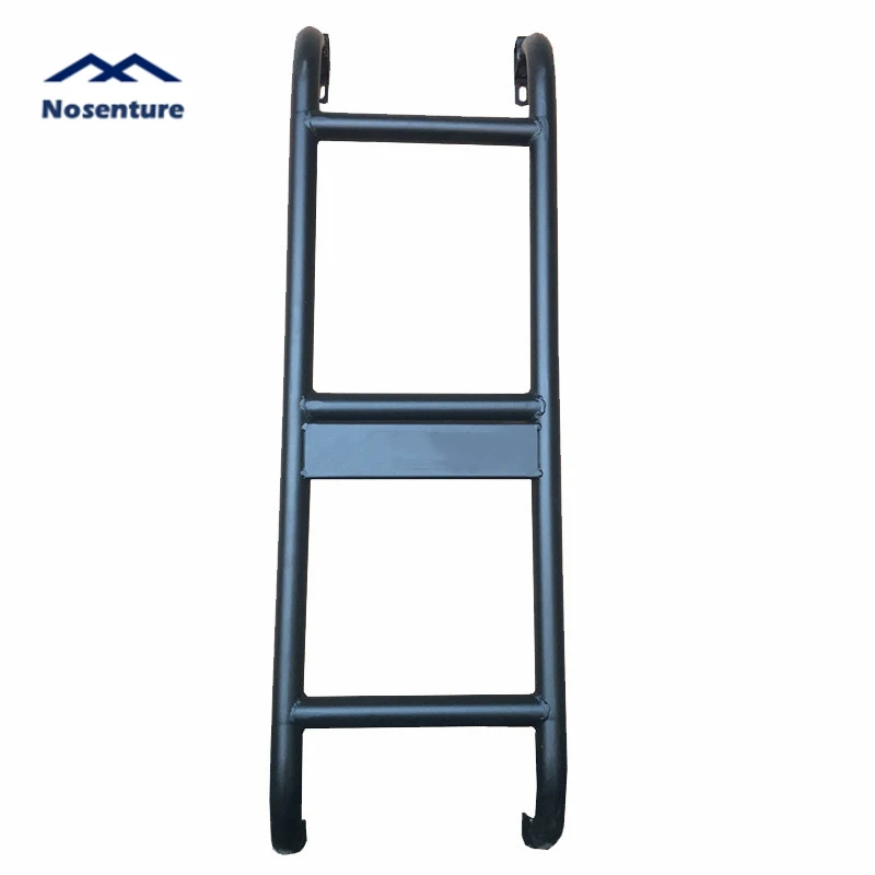 

NOSENTURE Car Side Ladder Black Exterior Accessories Metal Iron Tailgate Tail Gate Climbing Ladder Fit For SUV