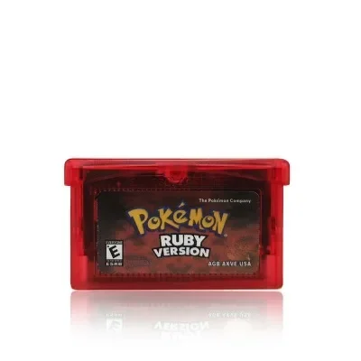Pokemon Series GBA Game 32 Bit Video Game Cartridge Console Card Emerald Ruby LeafGreen FireRed Sapphire USA Version for GBA/NDS 3