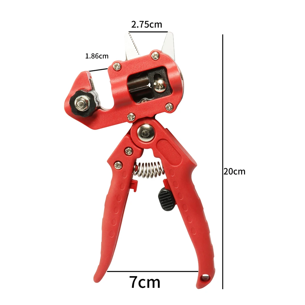 Attrezzo per innesto da giardino cesoie per innesto di alberi da frutto per piantine multifunzione macchina per innesto di potatura agricola in erba con cassetta degli attrezzi