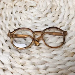 Labubu Glasses Accessories - Transparent Plastic - 6.5 cm  labubu (Glasses - brown)