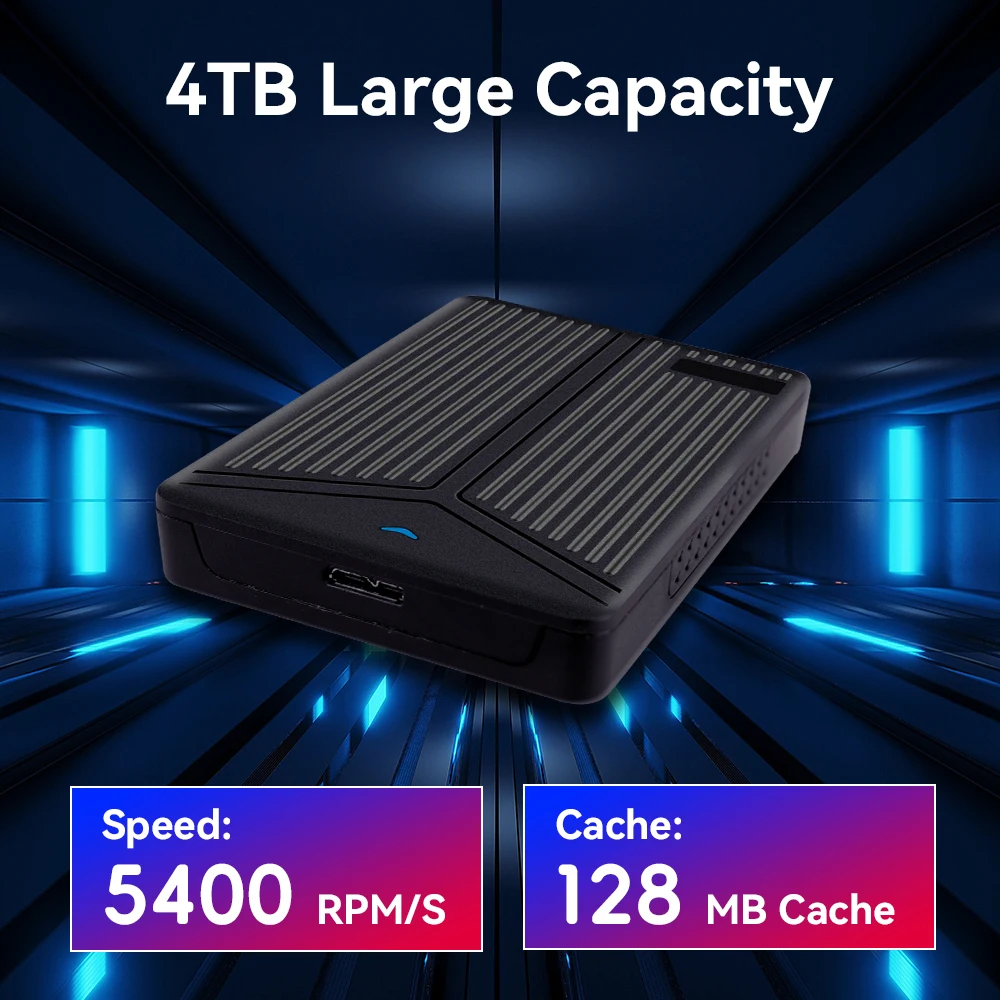 Hyper Base Mix 5TB Emulation Drive Retrobat+Launchbox+Playnite 3-in-1 Game HDD 60000 Games External Hard Drive With AAA/3D Games