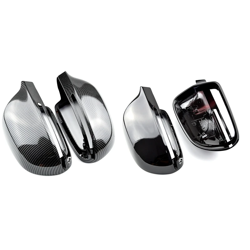 

2X Rear View Mirror Cover For A4 S4 A5 S5 A6 S6 A8 S8 SQ3 Rear View Mirror Modification Part