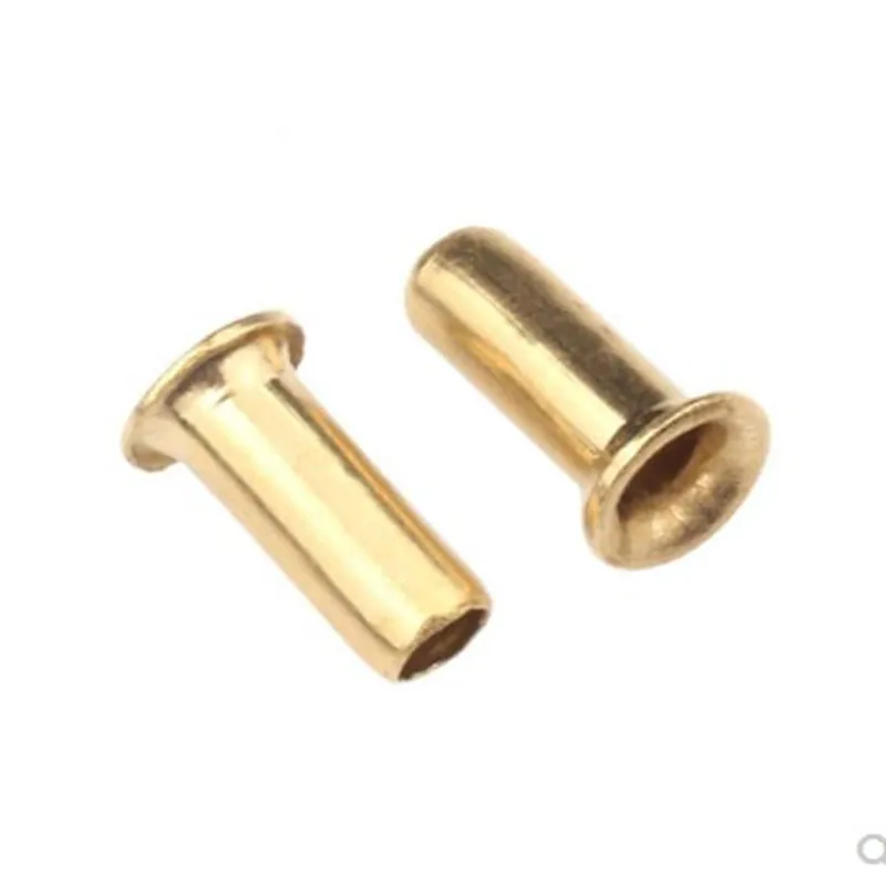 Rivets And Fasteners Rivets And Screws 1000pcs /lot M0.9*2.5/3 0.9mm Copper Hollow Rivet Double-sided circuit board PCB vias nails