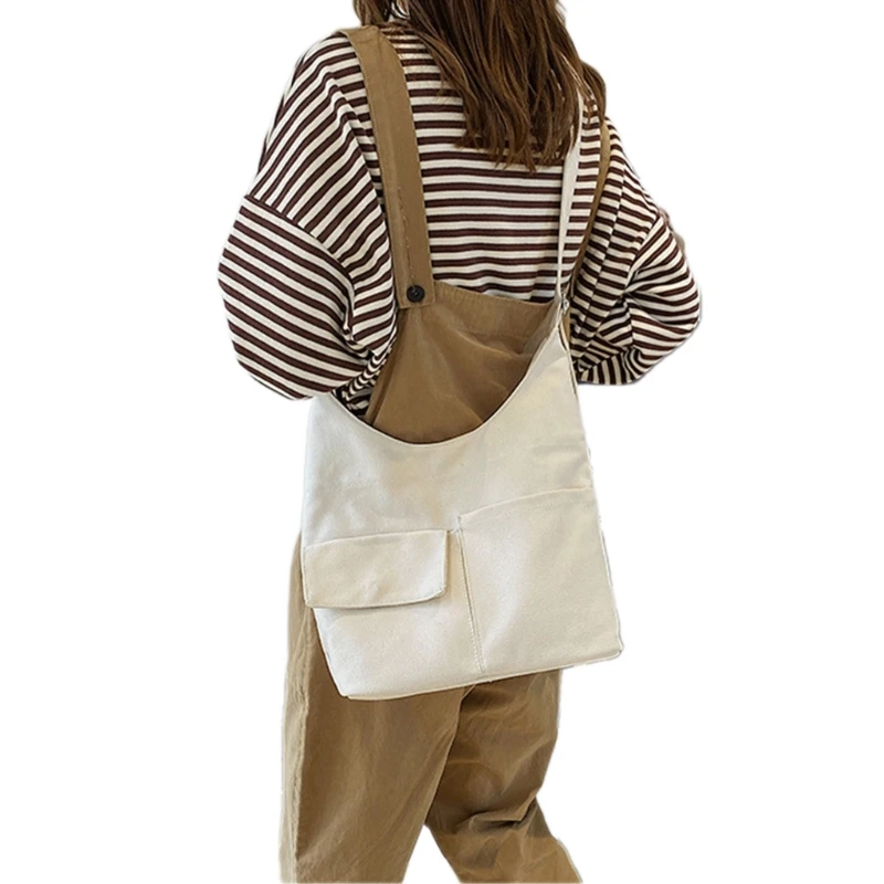 Versatile and Durable Book Shoulder Bag for University Students Convenient for Class Library and Travel E74B