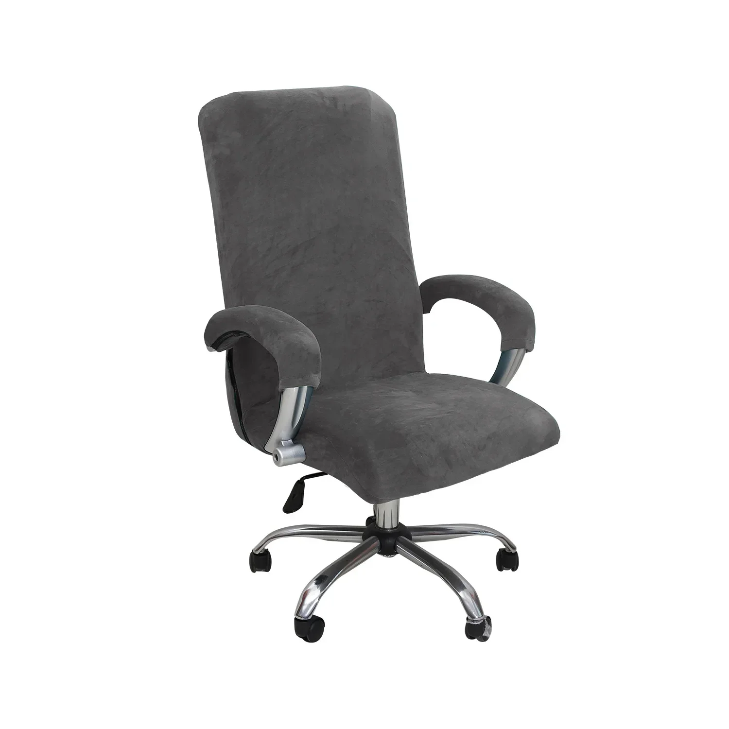thumbnail image 1 of Fundas para sillas De ordenador De oficina Protector para sillón negro azul alta calidad Housse De Chaise incluye reposabrazos Velet fundas para sillas para jugadores, 1 of 5