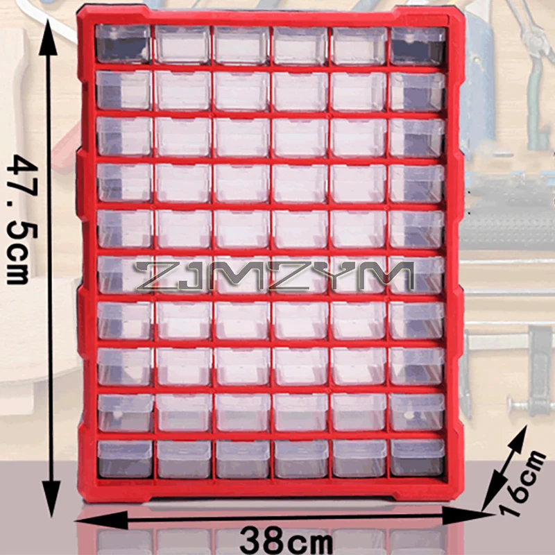 Multifuctional Tool Box Drawer Type Plastic Organizer Boxes For Mechanics Screw Empty Suitcase Tools Storage Box Container 3