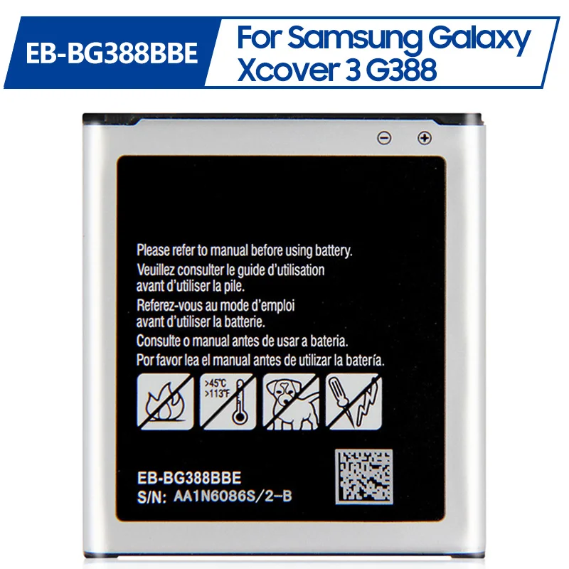 

Replacement Battery EB-BG388BBE For Samsung Galaxy Xcover 3 G388 With NFC 2200mAh Rechargeable Mobile Phone Battery