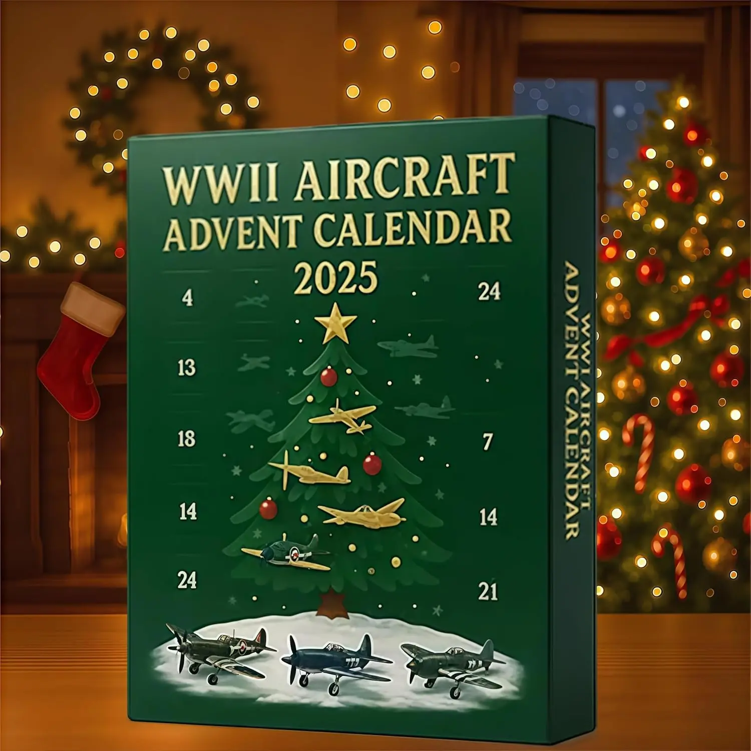 Calendrier De L'Avent Militaire 2025 - 24 Ornements 2D Équipement - Déco Noël Pour Ados, Adultes, Collectionneurs