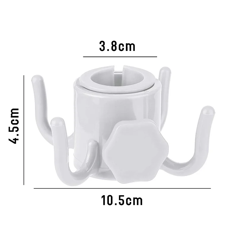 CY 1 Piece of Polypropylene White Beach Umbrella Four-corner Hook Outdoor Umbrella Umbrella Sun Umbrella Hook Storage Hook 5
