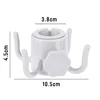 CY 1 Piece of Polypropylene White Beach Umbrella Four-corner Hook Outdoor Umbrella Umbrella Sun Umbrella Hook Storage Hook 5
